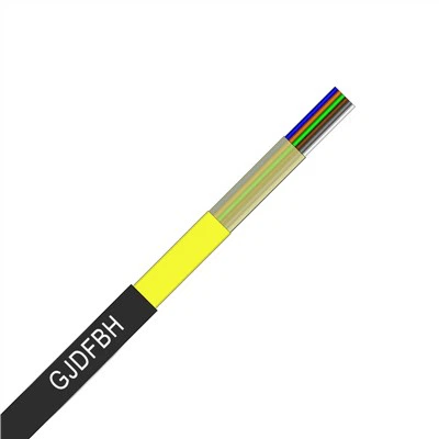 4-144 코어 LSZH 난연 실내 평면 광섬유 케이블 GJDFBH